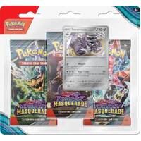 POKEMON TCG Scarlet & Violet 6 Twilight Masquerade Three Booster Blister - REVAVROOM