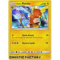 Alolan Raichu - 30/30 - Alolan Raichu Trainer Kit Holo NM