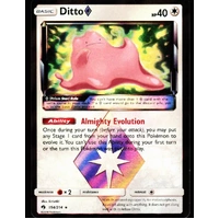 Ditto 154/214 Ultra Rare Prism Star Holo Lost Thunder NM