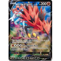 Galarian Zapdos V - TG19/TG30 - Ultra Rare NM