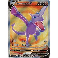 Aerodactyl V - 179/196 - Full Art Ultra Rare NM