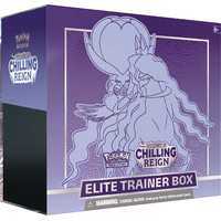 IMPERFECT WRAP POKEMON TCG Chilling Reign Elite Trainer Box - ft Shadow Rider Calyrex VMAX