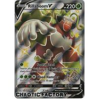 Rillaboom V - SV105/SV122 - Shiny Rare NM