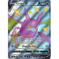 Crobat V - SWSH098 - Shiny Promo NM