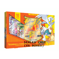 Pokemon TCG  CASE - Charizard Reshriam GX Premium Collection Box (x6 BOXES)