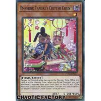 POTE-EN037 Emperor Tanuki's Critter Count Super Rare 1st Edition NM