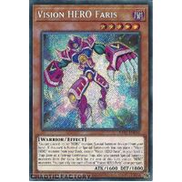 RA01-EN004 Vision HERO Faris Secret Rare 1st Edition NM