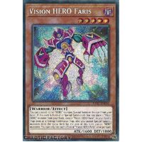 RA01-EN004 Vision HERO Faris Secret Rare 1st Edition NM