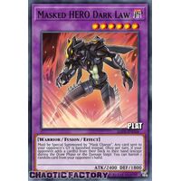 Platinum Secret Rare RA01-EN025 Masked HERO Dark Law 1st Edition NM