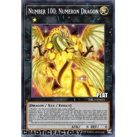 Platinum Secret Rare RA01-EN039 Number 100: Numeron Dragon 1st Edition NM