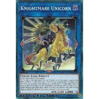 COLLECTOR'S Rare RA01-EN043 Knightmare Unicorn (alternate art) 1st Edition NM