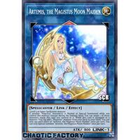 RA01-EN049 Artemis, the Magistus Moon Maiden Secret Rare 1st Edition NM