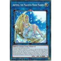 RA01-EN049 Artemis, the Magistus Moon Maiden Super Rare 1st Edition NM