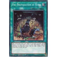 RA01-EN055 Pre-Preparation of Rites Secret Rare 1st Edition NM