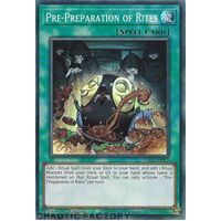 RA01-EN055 Pre-Preparation of Rites Super Rare 1st Edition NM