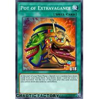 ULTIMATE Rare RA01-EN059 Pot of Extravagance 1st Edition NM