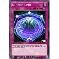 Platinum Secret Rare RA01-EN070 Summon Limit 1st Edition NM