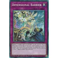 COLLECTOR'S Rare RA01-EN072 Dimensional Barrier 1st Edition NM
