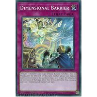 RA01-EN072 Dimensional Barrier Super Rare 1st Edition NM