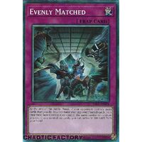 COLLECTOR'S Rare RA01-EN074 Evenly Matched 1st Edition NM