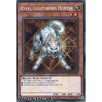 RA02-EN003 Ryko, Lightsworn Hunter Secret Rare 1st Edition NM