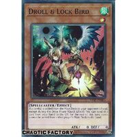 RA02-EN006 Droll & Lock Bird Super Rare 1st Edition NM