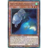 Ultimate Rare RA02-EN015 Ghost Mourner & Moonlit Chill (alternate art) 1st Edition NM