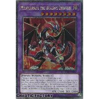 Quarter Century Secret Rare RA02-EN022 Masquerade the Blazing Dragon 1st Edition NM