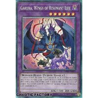 Collector's Rare RA02-EN024 Garura, Wings of Resonant Life 1st Edition NM