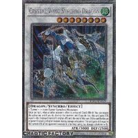 Platinum Secret Rare RA02-EN029 Crystal Wing Synchro Dragon 1st Edition NM
