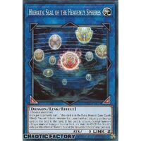 RA02-EN039 Hieratic Seal of the Heavenly Spheres Super Rare 1st Edition NM