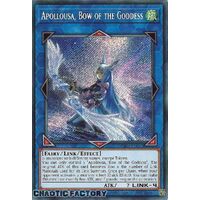RA02-EN040 Apollousa, Bow of the Goddess (alternate art) Secret Rare 1st Edition NM