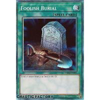 Collector's Rare RA02-EN049 Foolish Burial 1st Edition NM