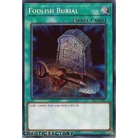 RA02-EN049 Foolish Burial Secret Rare 1st Edition NM
