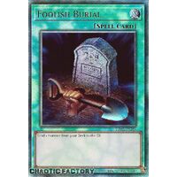 Ultimate Rare RA02-EN049 Foolish Burial 1st Edition NM