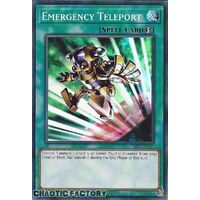 RA02-EN053 Emergency Teleport Super Rare 1st Edition NM