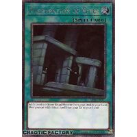 Platinum Secret Rare RA02-EN056 Preparation of Rites 1st Edition NM