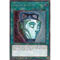 Platinum Secret Rare RA02-EN057 Pot of Duality 1st Edition NM