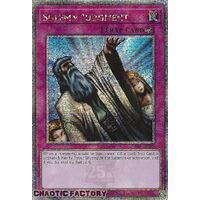 Quarter Century Secret Rare RA02-EN075 Solemn Judgment 1st Edition NM