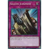 RA02-EN075 Solemn Judgment Secret Rare 1st Edition NM