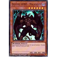 RA03-EN001 Destiny HERO - Malicious Ultra Rare 1st Edition NM
