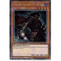 RA03-EN002 Armageddon Knight Quarter Century Secret Rare 1st Edition NM