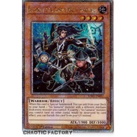RA03-EN017 Secret Six Samurai - Kizaru Quarter Century Secret Rare 1st Edition NM