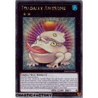 RA03-EN040 Toadally Awesome Quarter Century Secret Rare 1st Edition NM