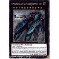 RA03-EN041 Superdreadnought Rail Cannon Juggernaut Liebe Platinum Secret Rare 1st Edition NM