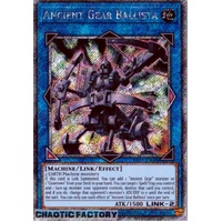 RA03-EN046 Ancient Gear Ballista Platinum Secret Rare 1st Edition NM