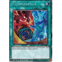 RA03-EN051 Polymerization (HERO artwork) Platinum Secret Rare 1st Edition NM