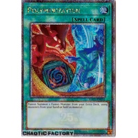 RA03-EN051 Polymerization (HERO artwork) Quarter Century Secret Rare 1st Edition NM