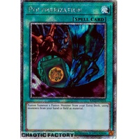 RA03-EN051 Polymerization (alternate artwork) Platinum Secret Rare 1st Edition NM