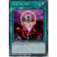 RA03-EN056 One for One Platinum Secret Rare 1st Edition NM